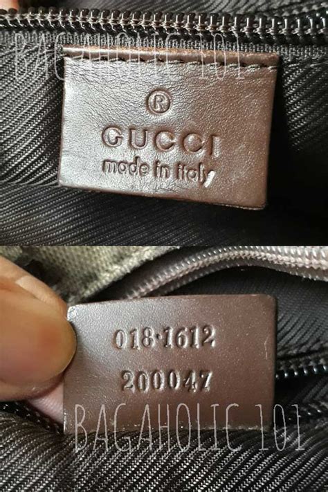 how to check authentic gucci bag